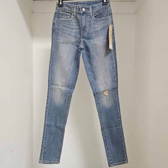 Levi's Denim - 47  LEVI'S HIGH RISE SKINNY DISTRESSED JEANS WOMEN'S SIZE 25